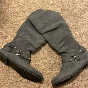Gray Boots